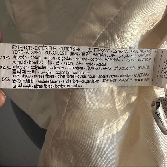 Zara Tweed Bouclé Cropped Blazer Jacket Frayed Trim Double Breasted L - Picture 7 of 11